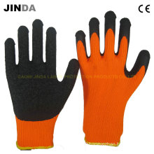 Terry Yarn Liner Latex Coated Industrial Safety Gloves (LS703)